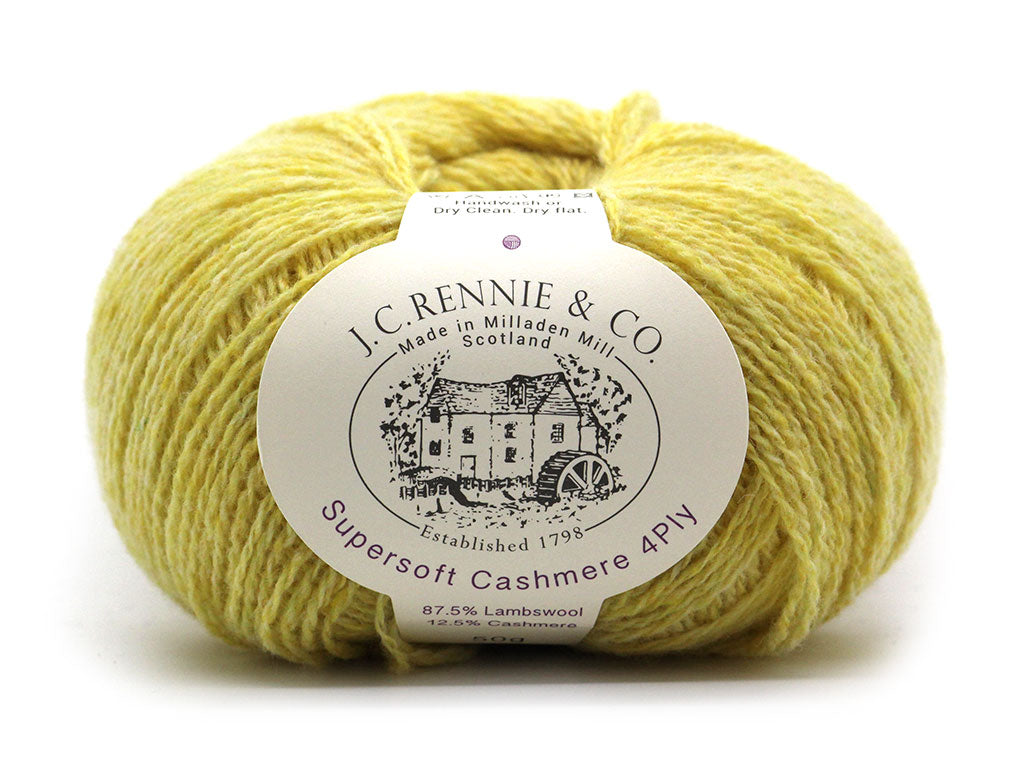 Supersoft Cashmere 4ply - Lemon 146