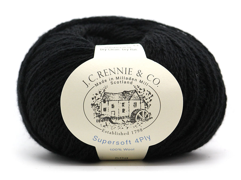 Supersoft 4ply - Black 090