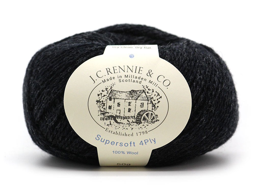 Supersoft 4ply - Charcoal 190