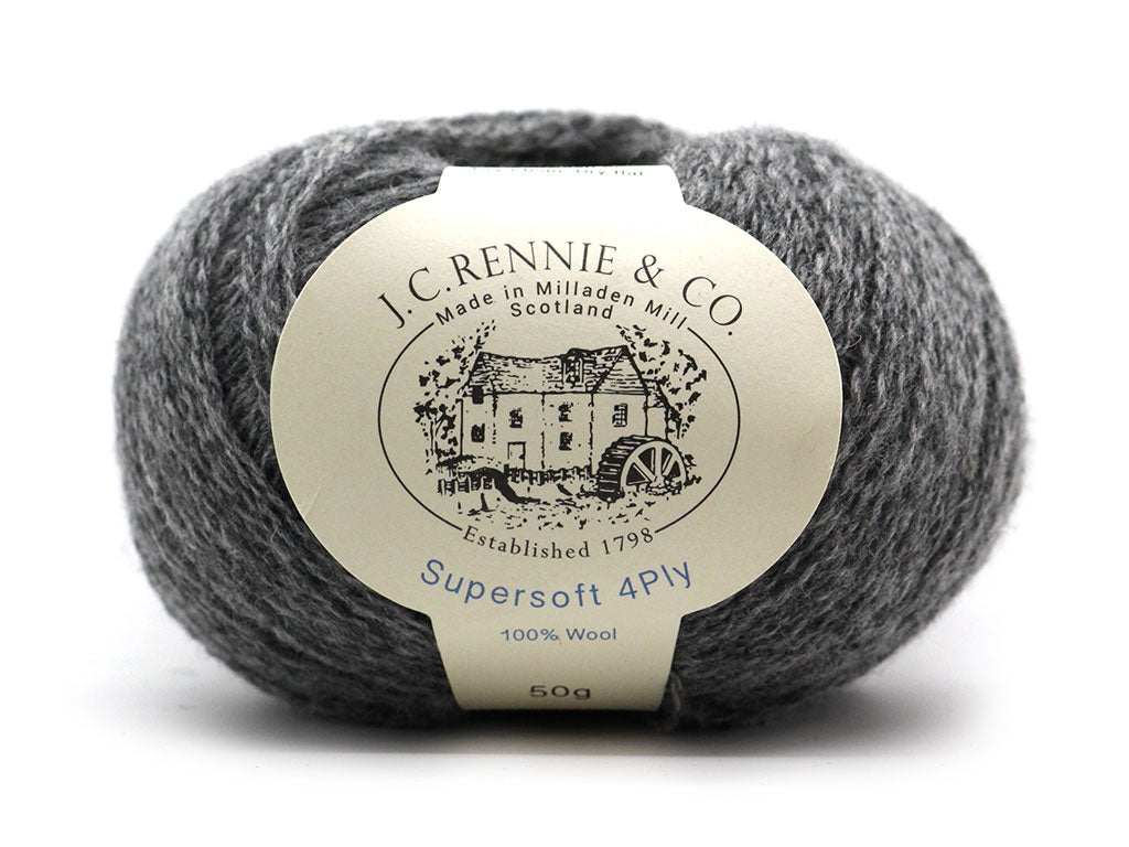 Supersoft 4ply - Medium Grey 030