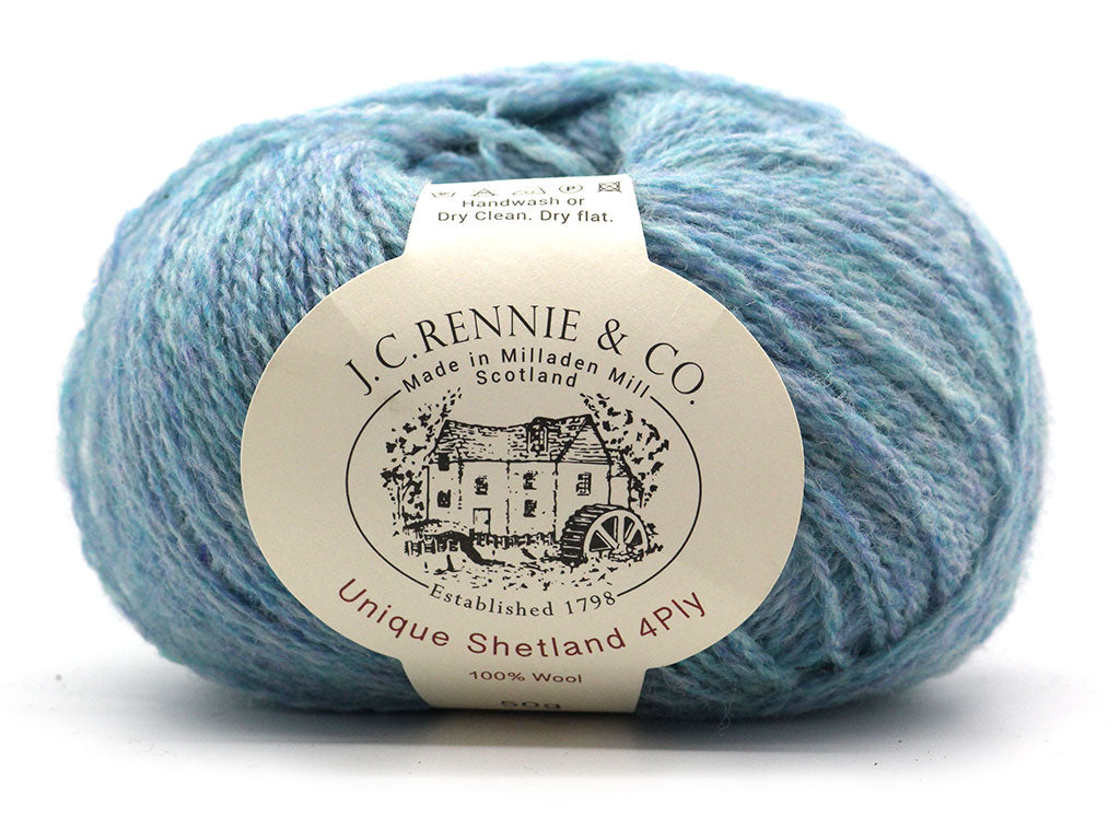 Unique Shetland 4ply - Duckegg 1058
