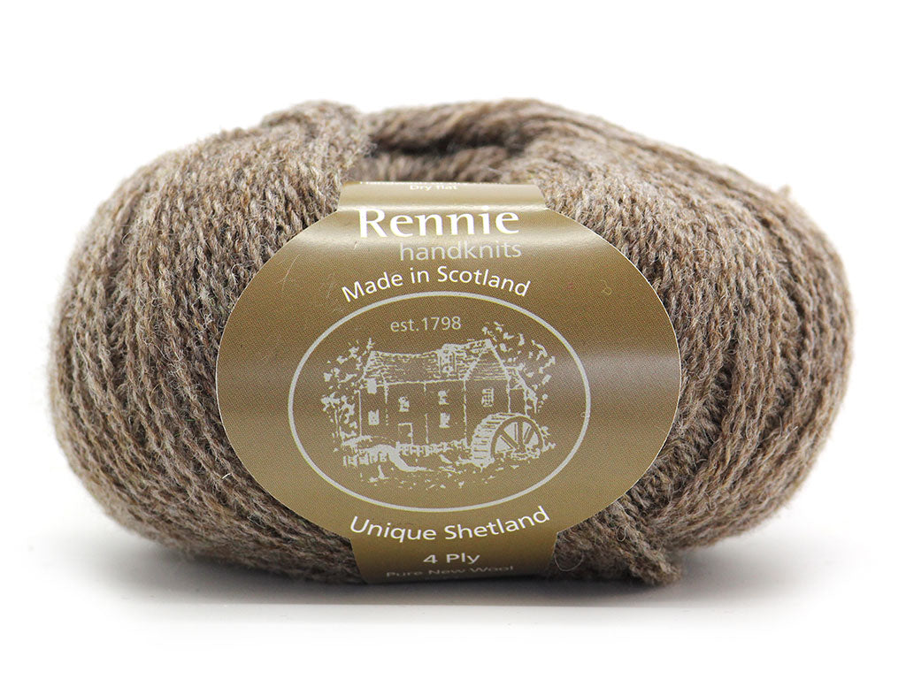 Unique Shetland 4ply -  Nutmeg 119