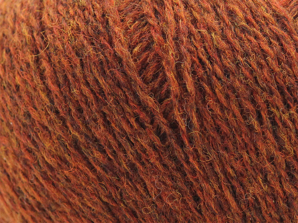Unique Shetland 4ply -  Rust 991